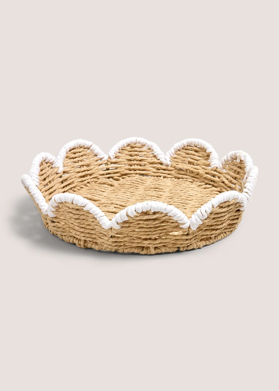 Scallop Edge Decorative Tray | Matalan (UK)
