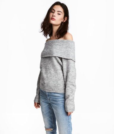 H&M Off-the-shoulder Sweater $24.99 | H&M (US)