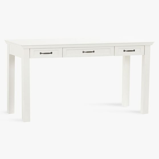 Hampton Classic Desk, Simply White, In-Home | Pottery Barn Teen