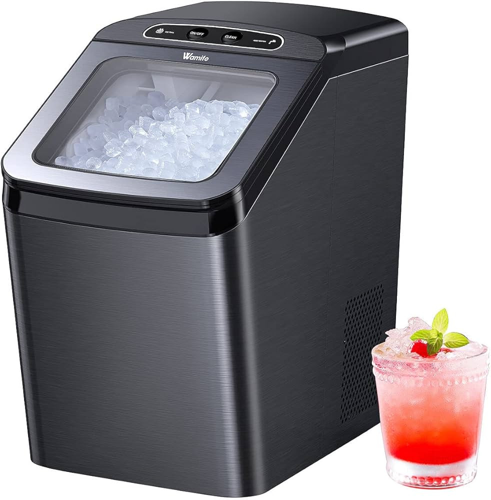 Wamife Nugget Ice Maker Countertop, Pebble Ice Maker Machine, 30lbs/Day, Auto/Manual Water Refill... | Amazon (US)