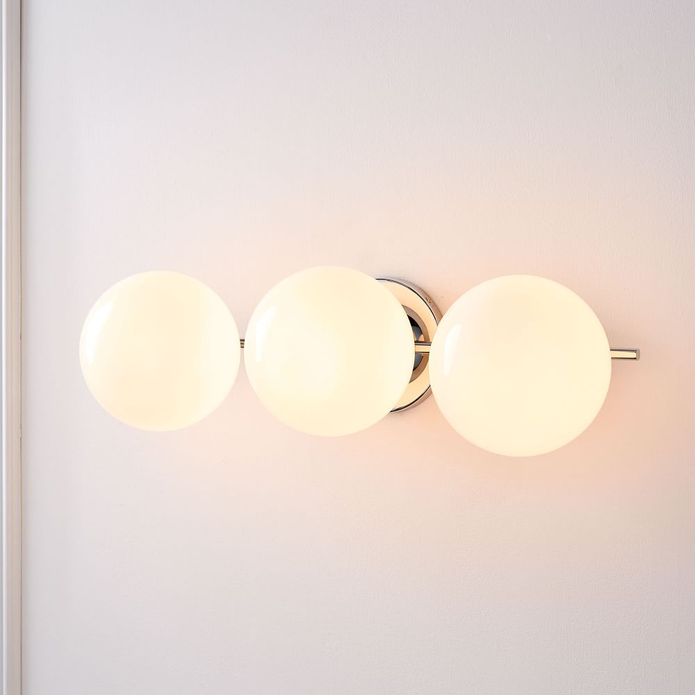 Sphere & Stem 3-Light Sconce (24") | West Elm (US)