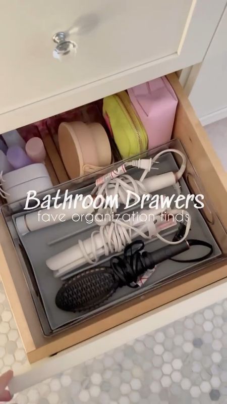 Must have bathroom organization and storage!! Love these bins for organizing all your beauty and bath essentials!

(6/1)

#LTKVideo #LTKStyleTip #LTKHome