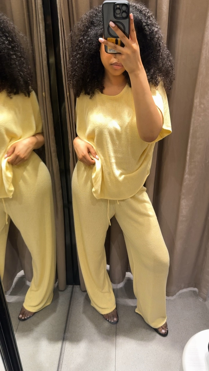 POV: You finally find a matching set with trousers long enough 🙌💛 I’m 5’8” and these skim the floor perfectly! The colour, the fit, the comfort 10/10, perfect for airport travel, heading to the beach / pool or heading down to breakfast on holiday / vacation.

#LTKStyle #TallGirls #TallFashion #MatchingSetStyle #ButterYellow #WideLegPants #EffortlessChic #EverydayStyle #VacationStyle #SpringOutfit #SummerOutfit #FashionFinds #LTKUnder100 #tall

#LTKuk #LTKsummer #LTKeurope