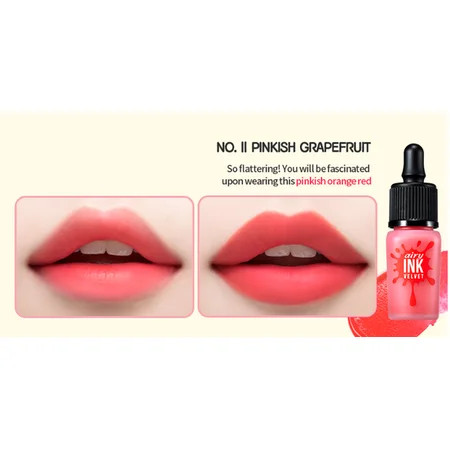 [ PERIPERA ] INK Airy VELVET Lip Stain Color Tint #11 Pinkish Grapefruit | Walmart (US)