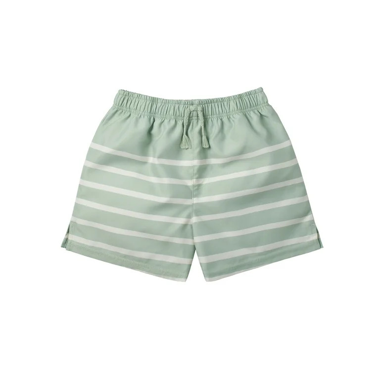 Modern Moments by Gerber Baby and Toddler Boys Long Sleeve Rash Guard and Swim Trunks Set with UP... | Walmart (US)