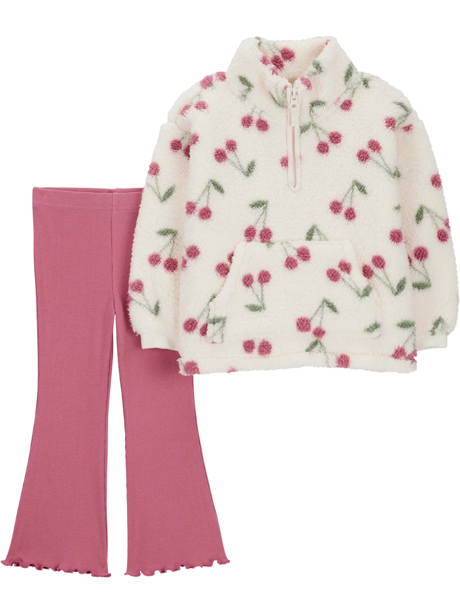 Carter's Child of Mine Toddler Girl Outfit Set, 2-piece, Sizes 12M-5T - Walmart.com | Walmart (US)