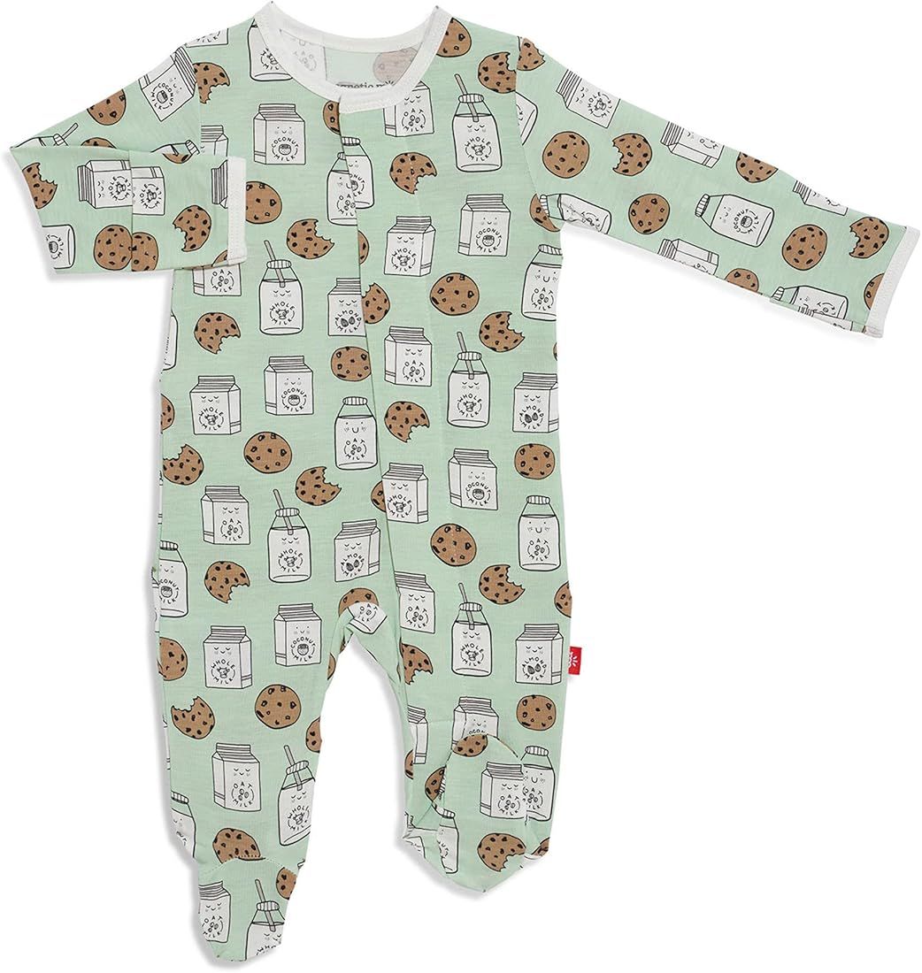 Magnetic Me Footie Pajamas Soft Modal Baby Sleepwear with Quick Magnetic Fastener | Boys and Girls S | Amazon (US)