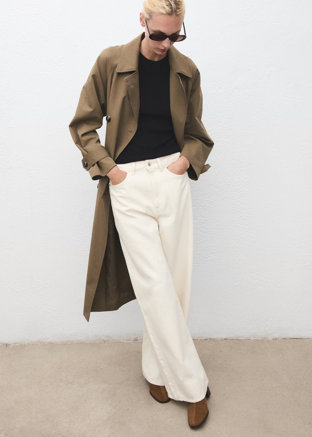 Suede block-heel boots - Women | MANGO USA | Mango (US/MX/AU)