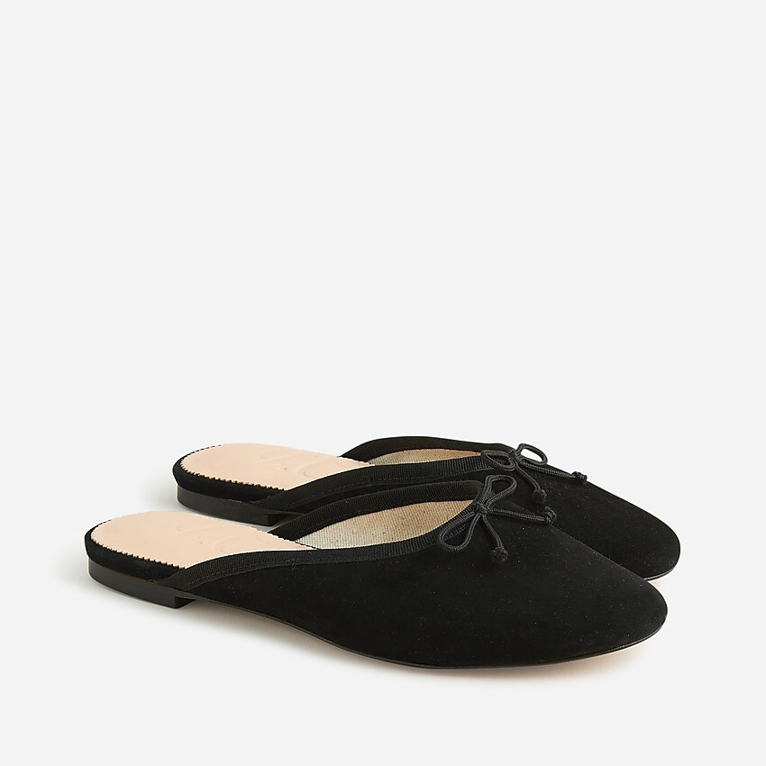 Zoe ballet mules in suede | J. Crew US