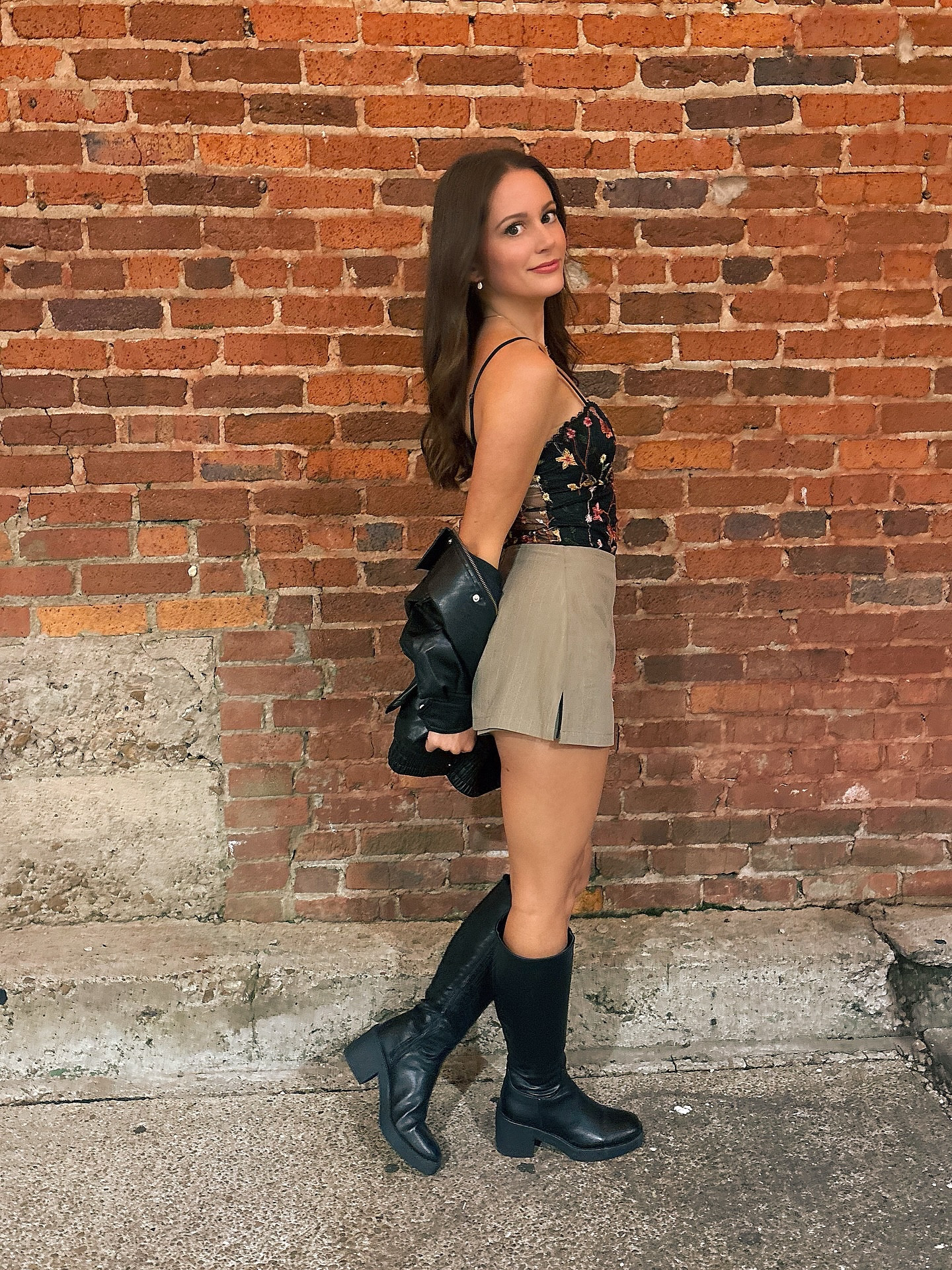 Knee high boots are everything 🙌 perfect for the cold weather months while still being stylish—they’ve become a staple in my fall and winter wardrobe!

Size XS in body suit, skirt, and jacket 
Size 6 in boots 


#LTKootd #LTKdayinmylife #LTKSeasonal