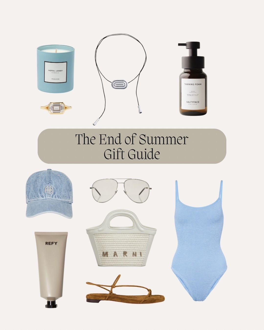 For those of us holding onto every last drop of summer #giftguide #summerfashion #summer 