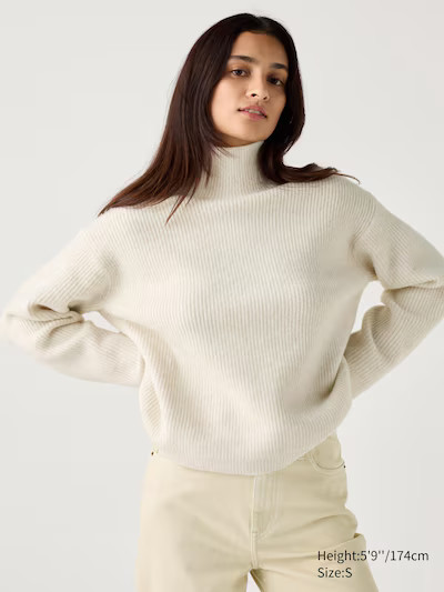 Souffle Yarn Sweater | High Neck | UNIQLO (US)