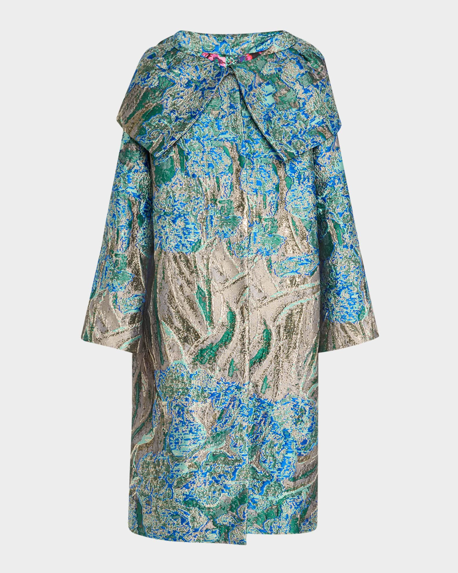 Anselm Jackie Metallic Opera Coat | Neiman Marcus