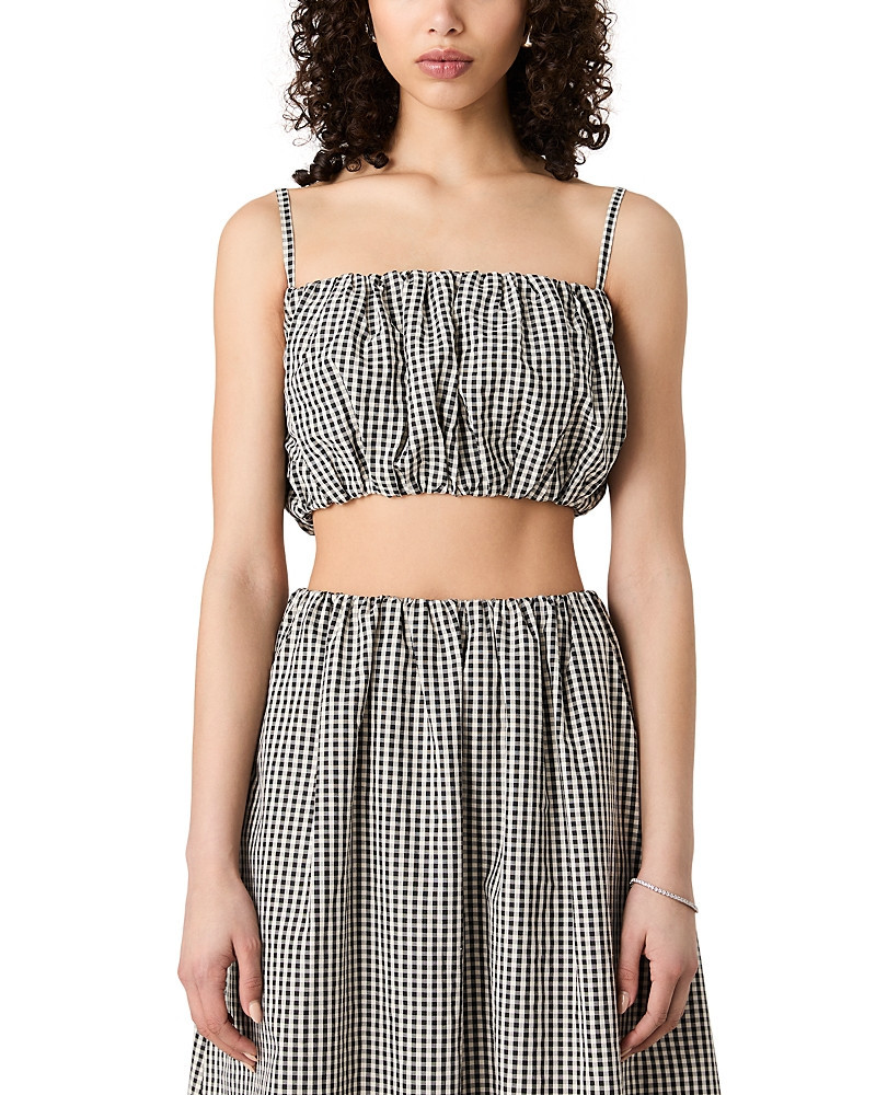 French Connection Gingham Crop Top | Bloomingdale's (US)