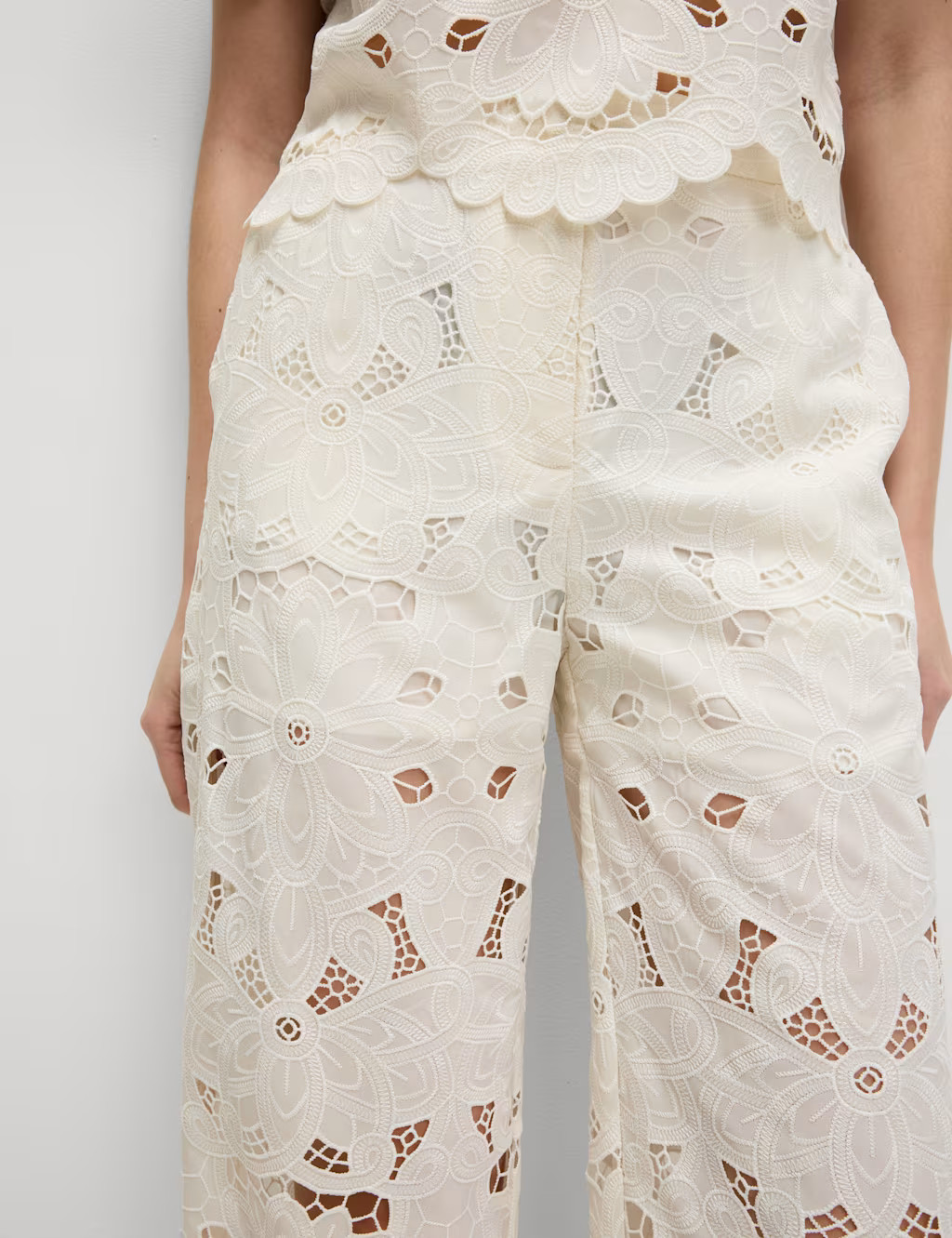 Lace Wide Leg Trousers | Marks & Spencer (UK)