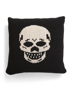18x18 Skull Pillow | Global Home | Marshalls | Marshalls