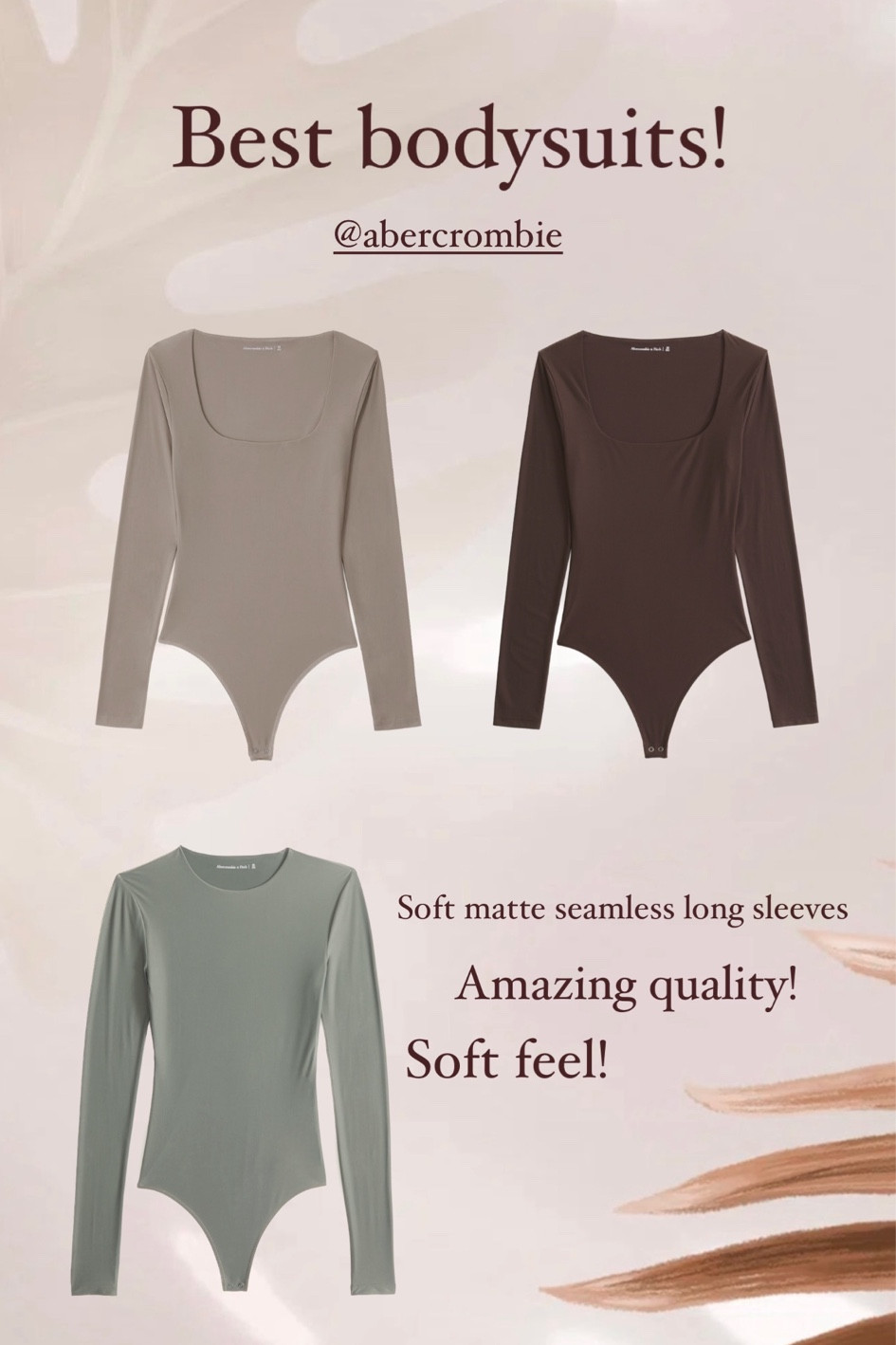 Best bodysuits! 🍂🤎

#LTKstyletip #LTKSeasonal #LTKeurope