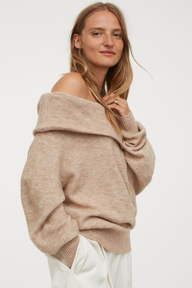 Off-the-shoulder Sweater | H&M (US + CA)