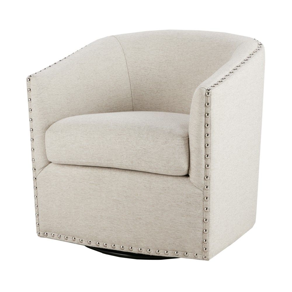 Sheldon Swivel Chair - Natural Multi | Target