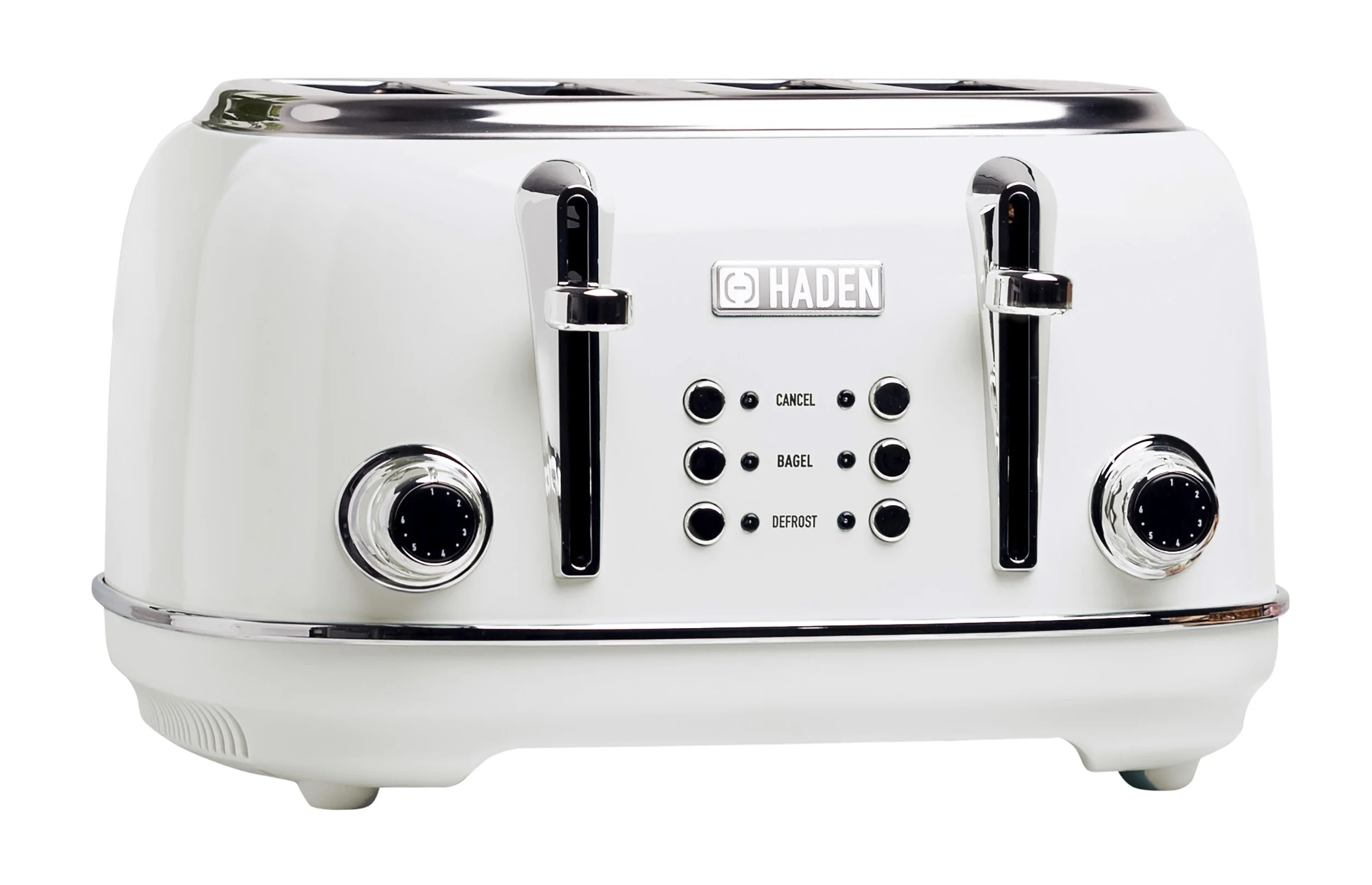 Haden Heritage 4-Slice, Wide Slot Stainless Steel Toaster, Ivory 75013 - Walmart.com | Walmart (US)