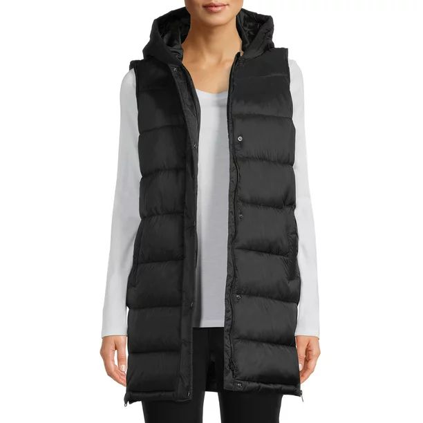 Swiss Tech Women's and Plus Hooded Tunic Vest - Walmart.com | Walmart (US)