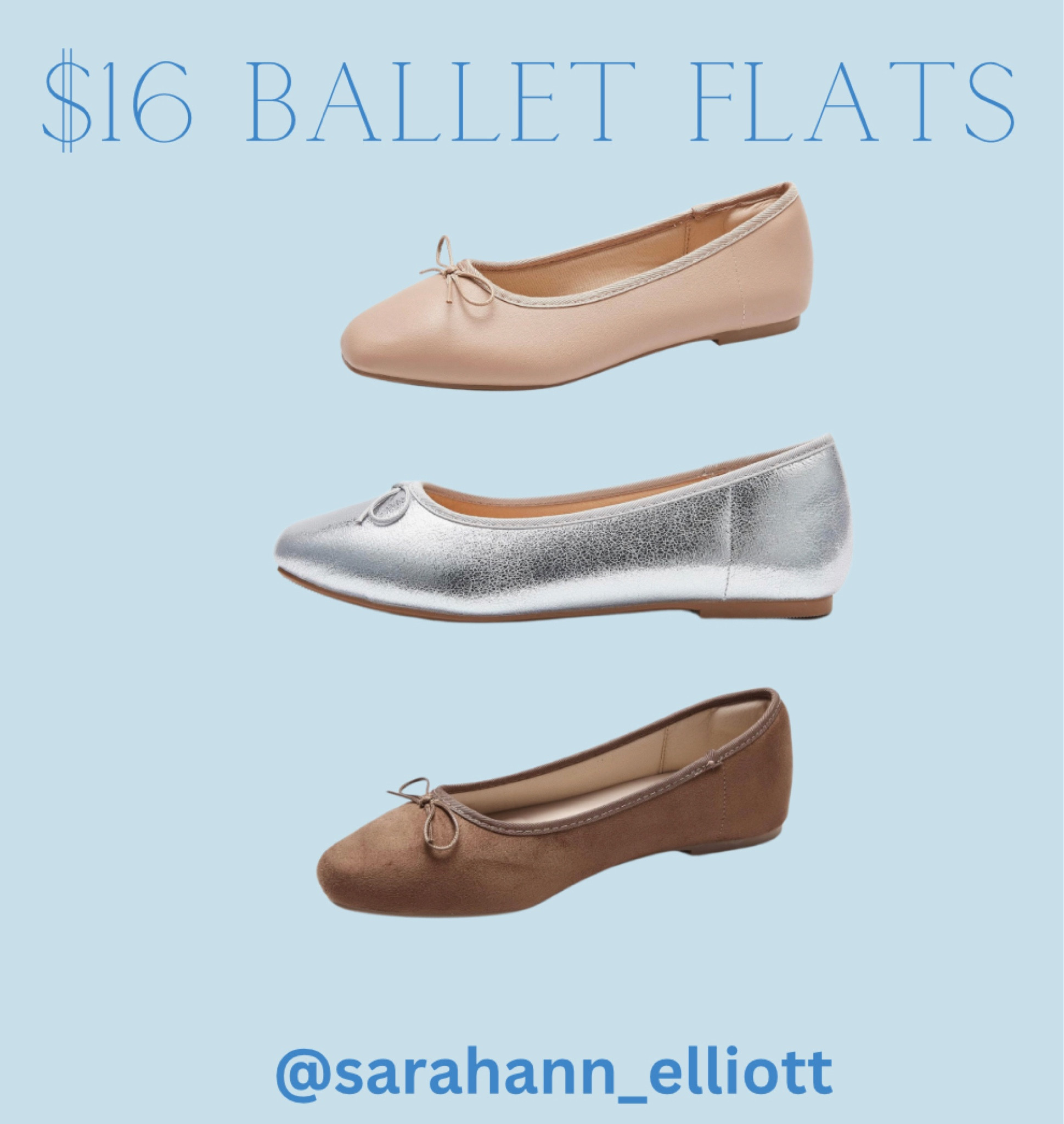 Classy amazon ballet flats. 

#LTKSeasonal #LTKstyletip #LTKfindsunder50