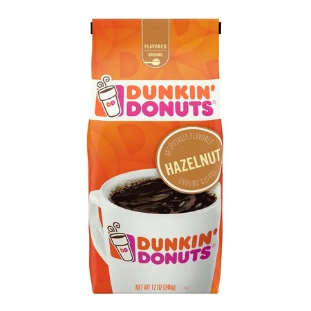 Dunkin' Donuts Hazelnut Flavored Ground Coffee, 12-Ounce | Walmart (US)