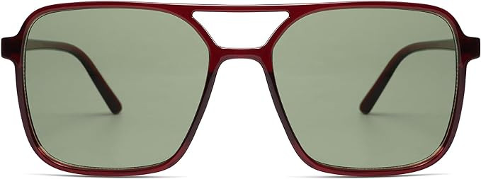 SOJOS Trendy Vintage Aviator Square Sunglasses For Womens Mens Retro 70s UV400 Women Sun Glasses ... | Amazon (US)