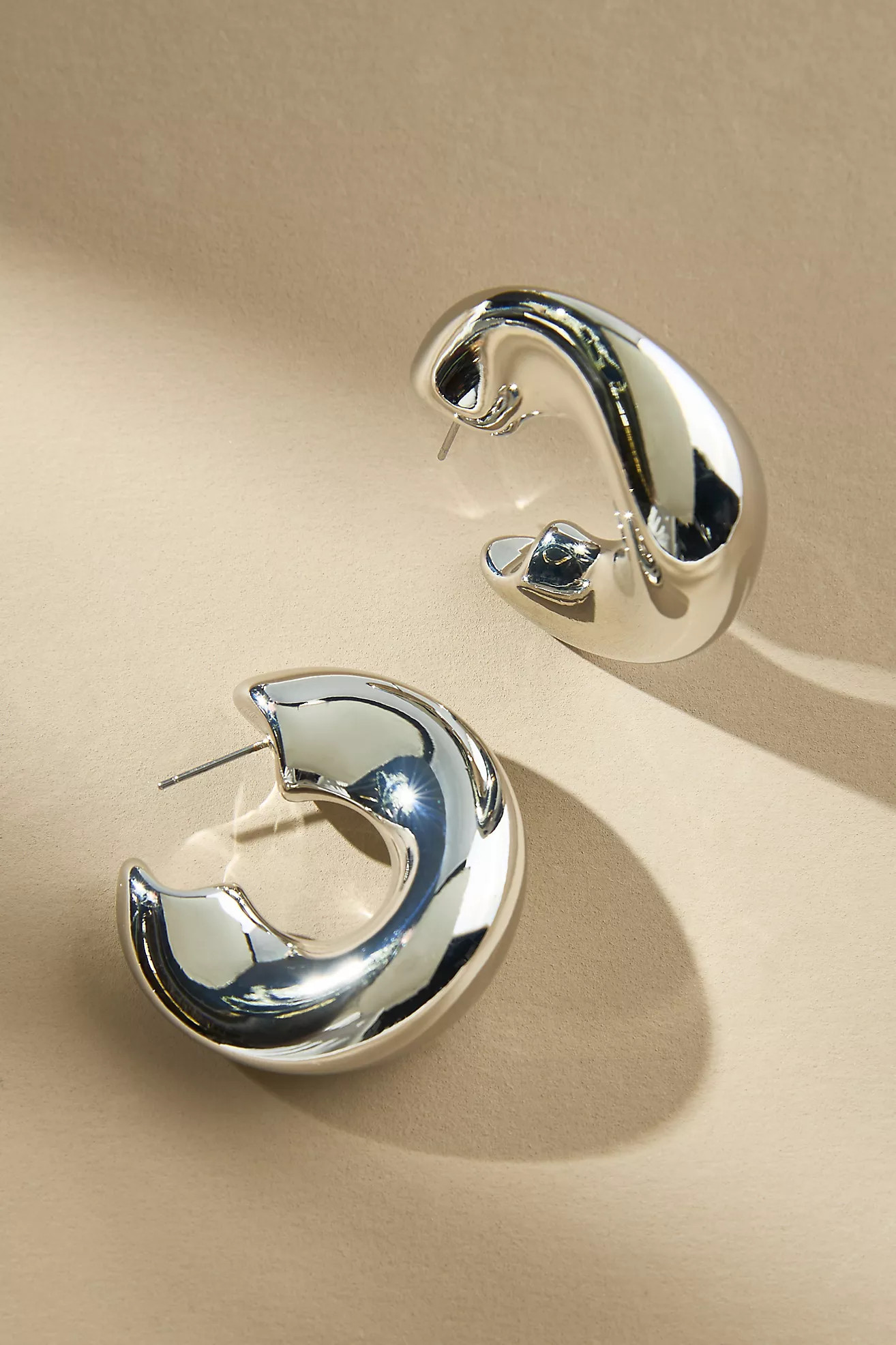 Large Mod Hoop Earrings | Anthropologie (US)