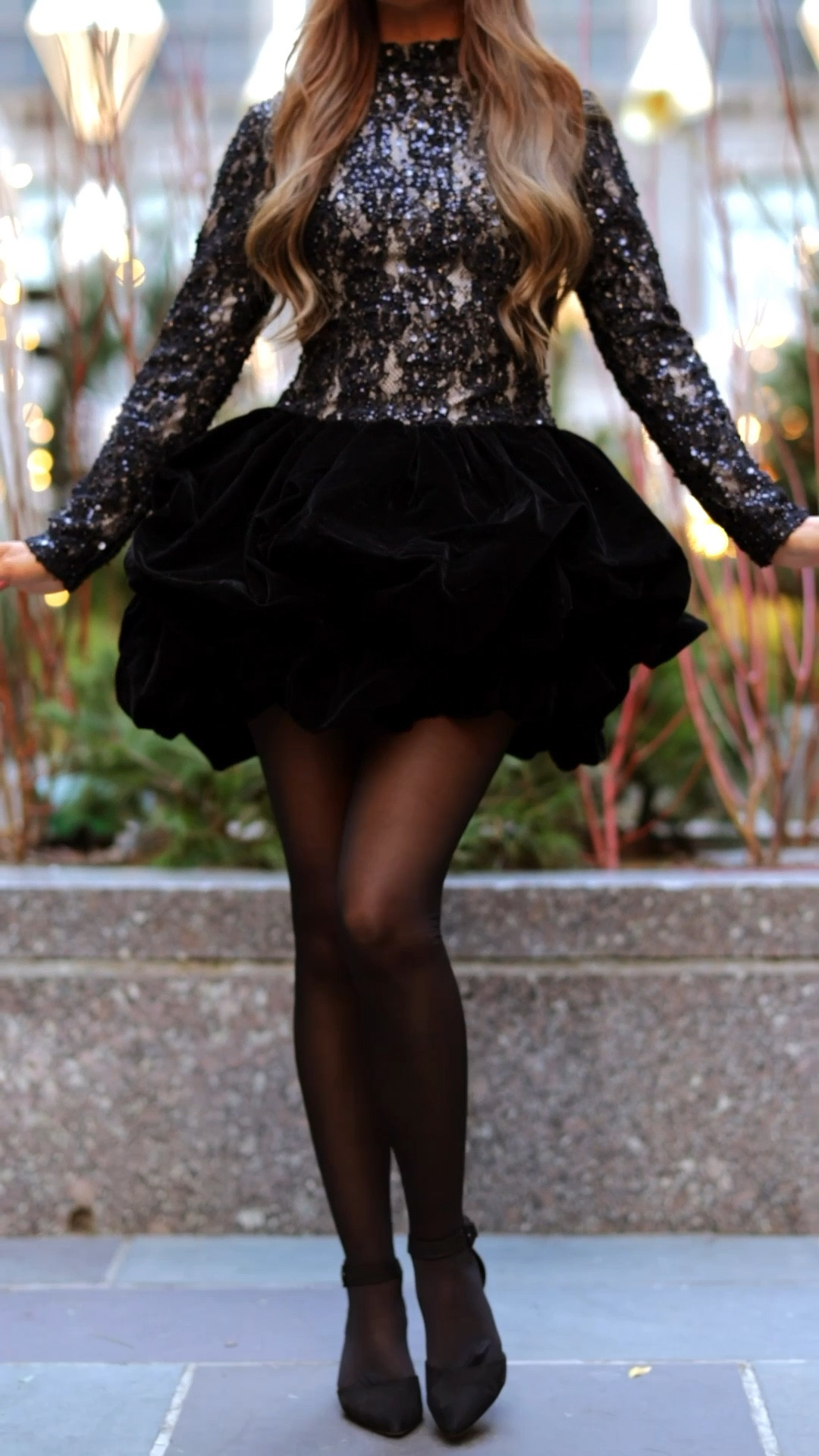 A precious little black dress perfect for the holidays and new years!

#LTKootd #LTKHoliday