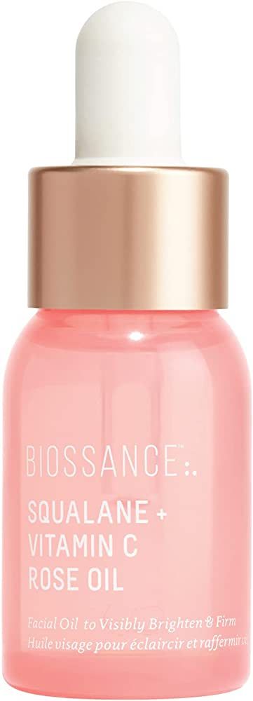 BIOSSANCE Squalane + Vitamin C Rose Oil. Facial Oil to Visibly Brighten, Hydrate, Firm and Reveal... | Amazon (US)
