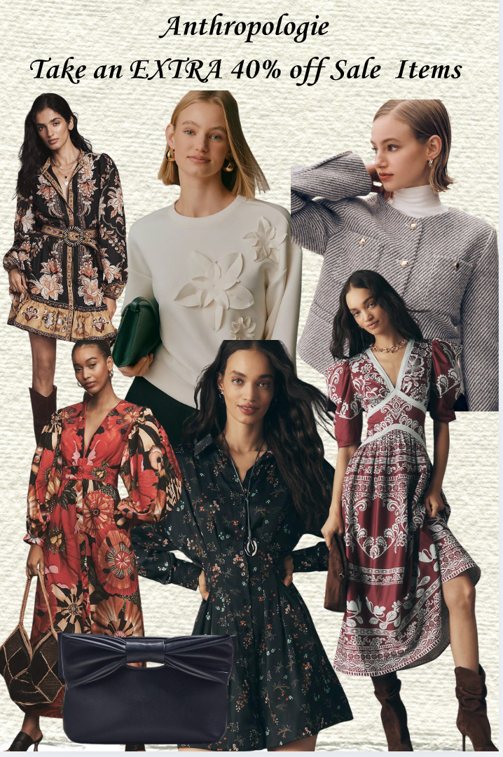 @Anthropologie has so many gorgeous pieces currently on sale. Best of all, you can currently take an EXTRA 40% off sale items.  

 #LTKSeasonal #LTKOver40 #LTKSaleAlert