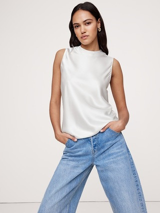 Signature Silk Tank | Banana Republic (US)