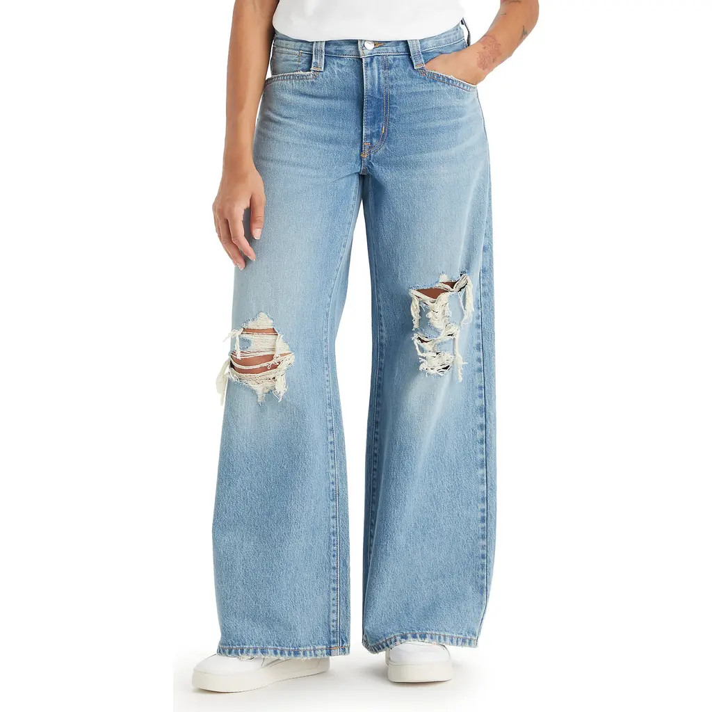 Levi's® 94™ Baggy Wide Leg Jeans in Not In The Mood Stone at Nordstrom Rack, Size 28 X 31 | Nordstrom Rack
