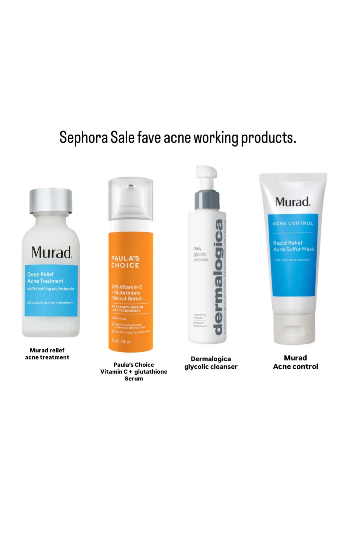 Sephora sale acne working products. As someone with hormonal acne, here are some of my fav acne working products that has personally worked for me  

#LTKGiftGuide #LTKSaleAlert #LTKCyberWeek