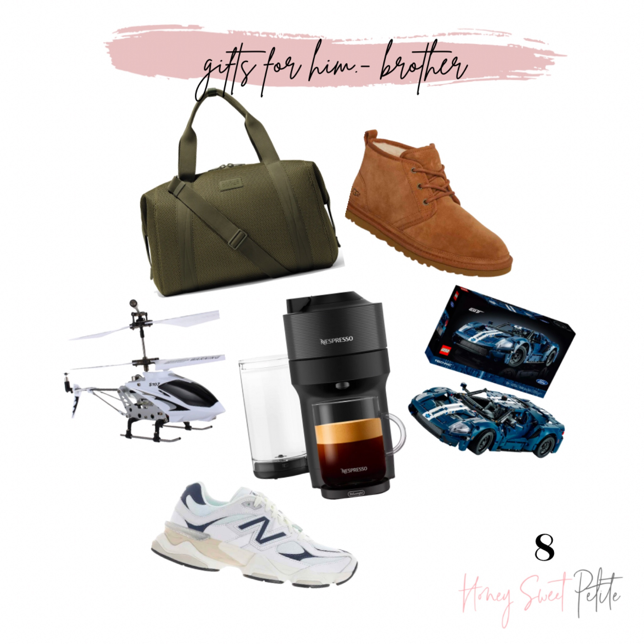 Gift guide for him! Brother! 

Christmas gift guide 
Gift for him 
Christmas 
New balances 
Uggs 
Coffee machine 


#LTKmens #LTKGiftGuide #LTKHoliday