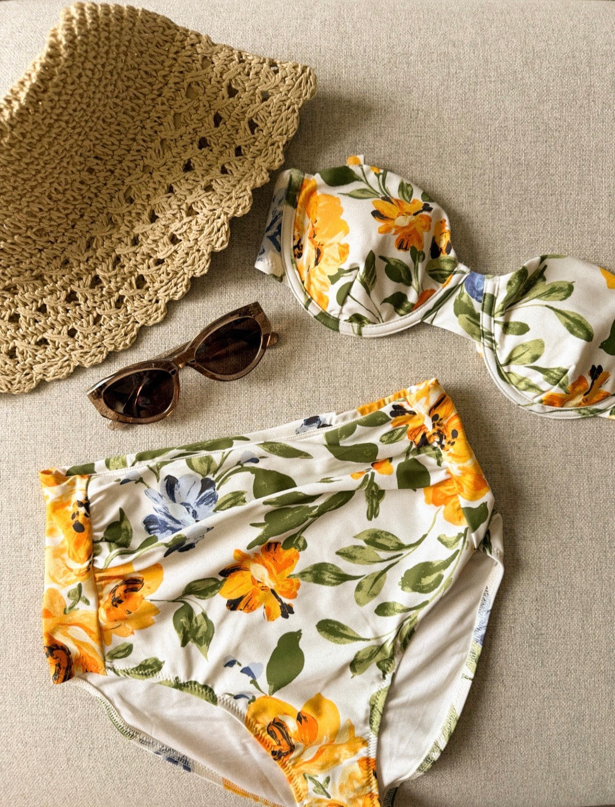 @kohls Lauren Conrad, swimwear, Loft, @Tuckernuck, chimi, sunglasses, sun hat, beach look, swimsuit 

wearing a small in the swimsuit 

#LTKSaleAlert #LTKdayinmylife #LTKSwim