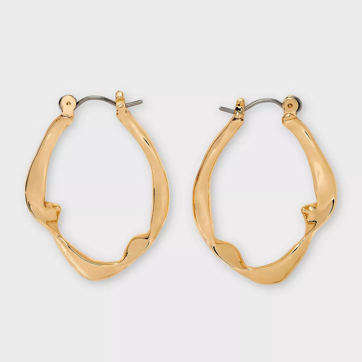 Twist Hoop Earrings - Universal Thread™ Gold | Target
