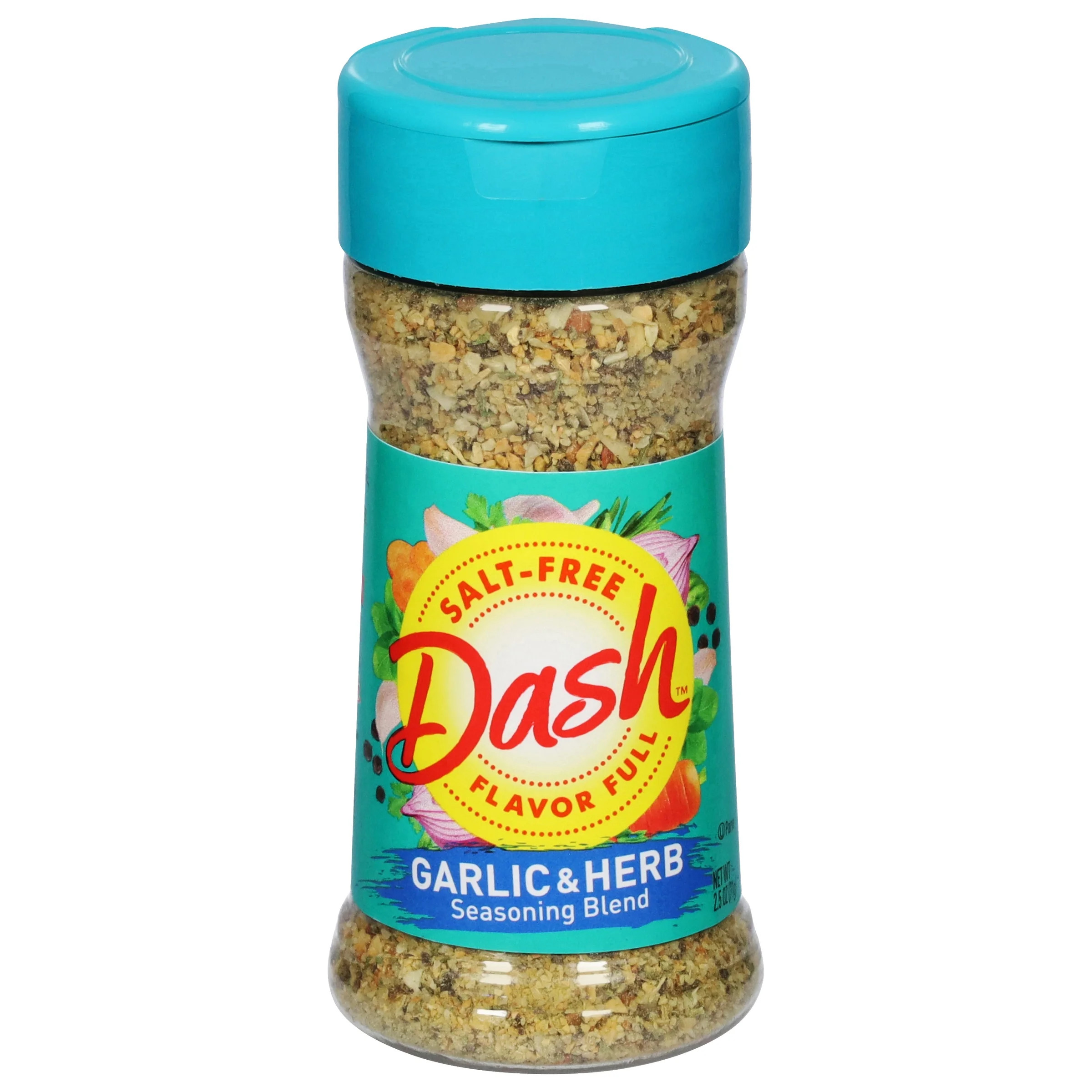 Dash Garlic & Herb Seasoning Blend, Salt Free Kosher, 2.5 oz - Walmart.com | Walmart (US)
