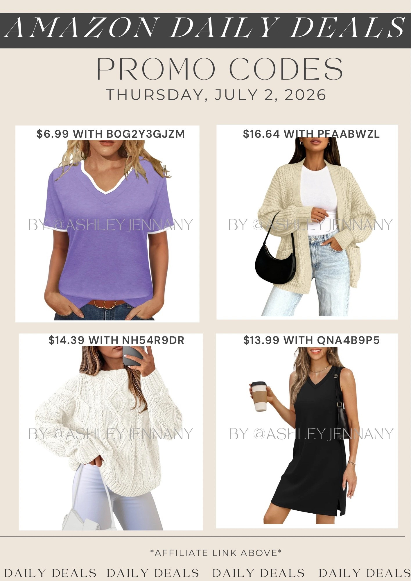 Amazon deals

#LTKMidsize #LTKSaleAlert #LTKootd