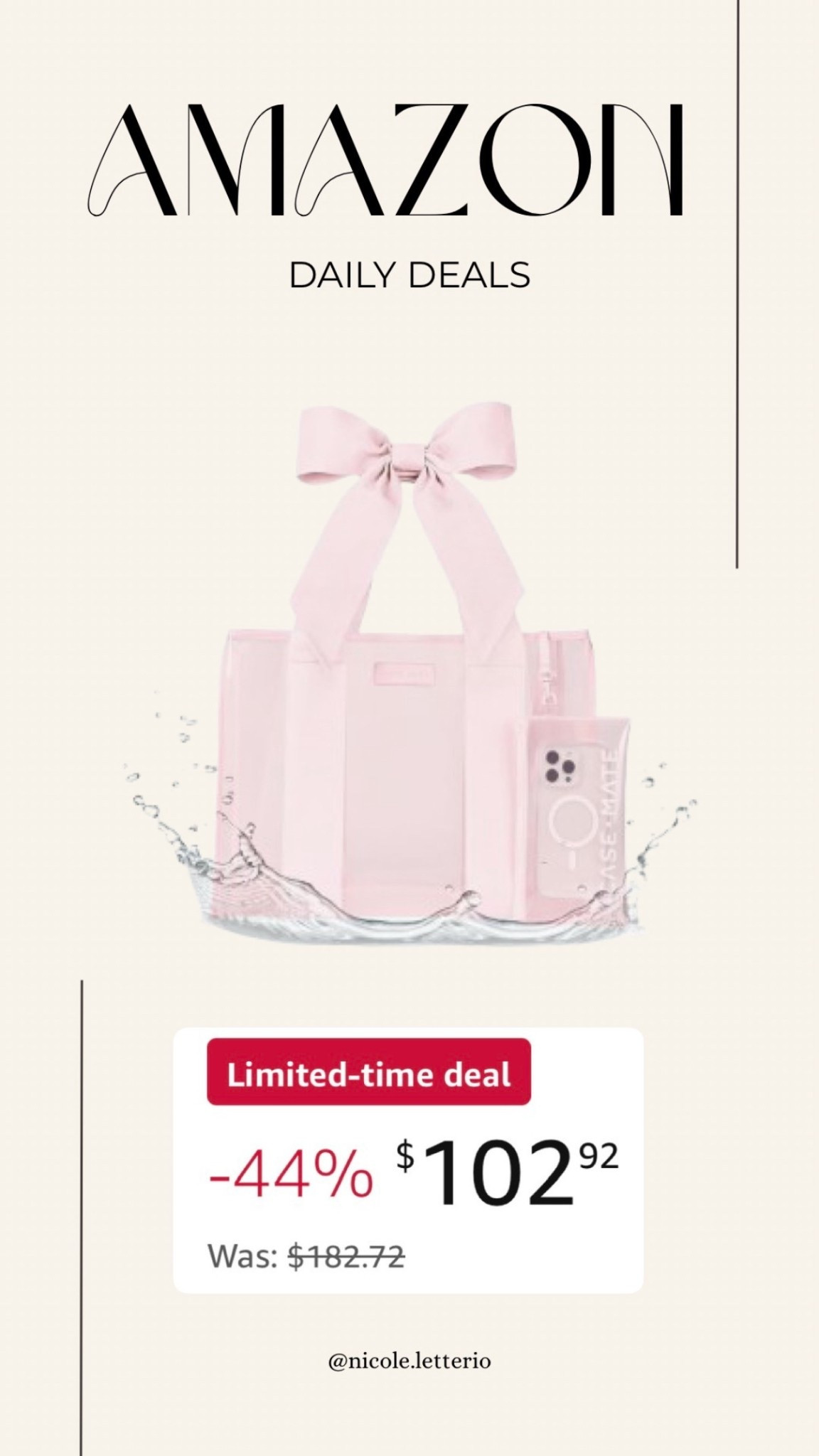 Viral bow beach bag on sale!

#LTKsummer #LTKstyletip #LTKsale