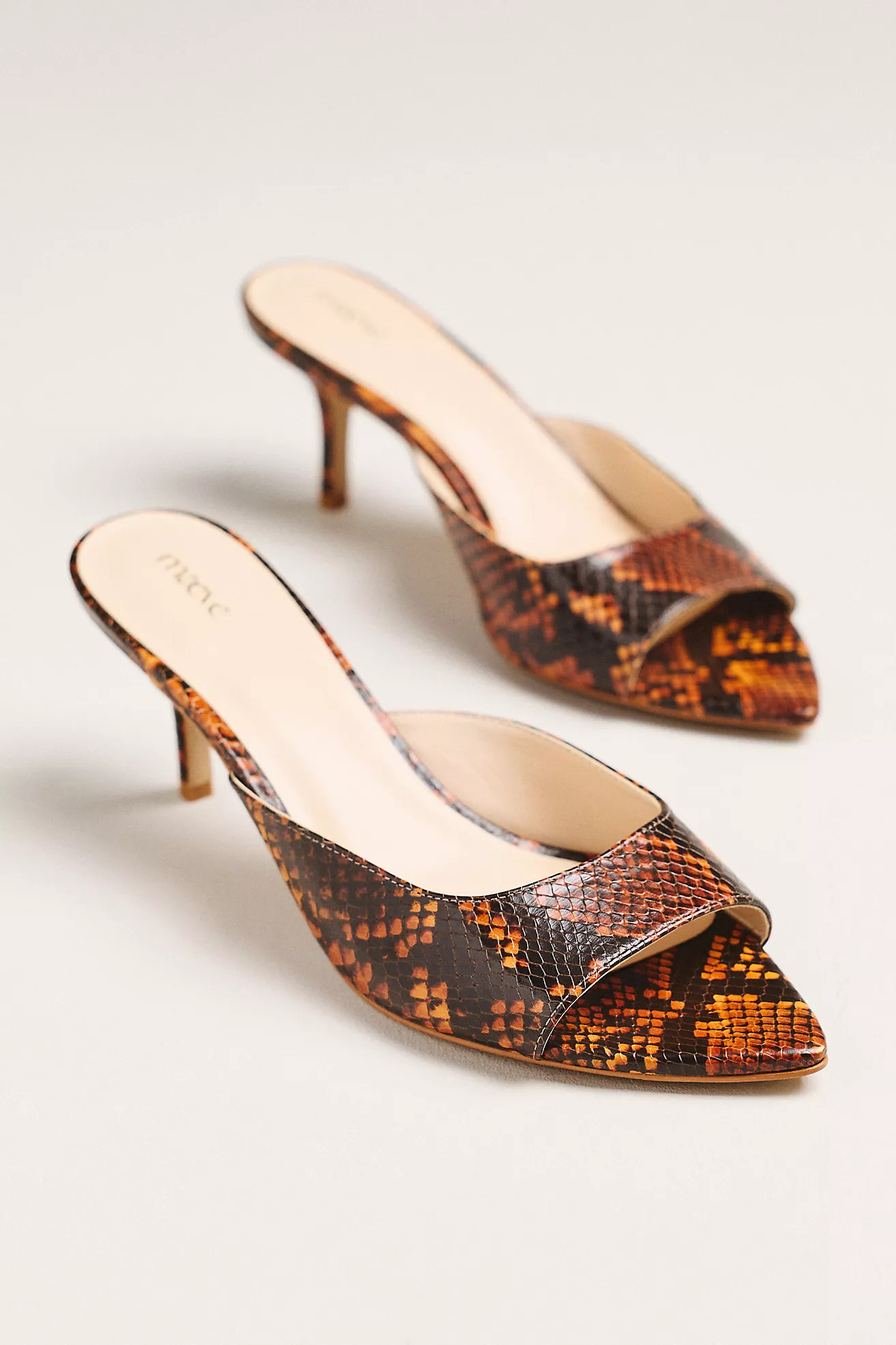 Maeve Ponted-Toe Mules | Anthropologie (US)