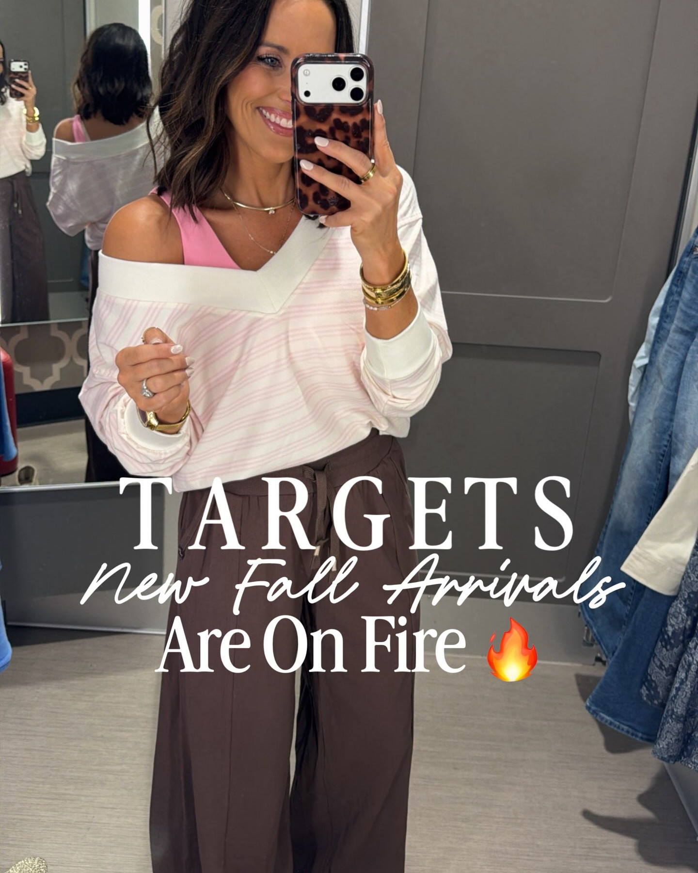 💃
Don’t miss these target 🎯 finds cause yall they are SO good! 
Lots of good everyday wear early fall outfits that look so much more expensive than they are! 

The first photo I’m wearing a small top and small pants! 

They had the the BEST lounge sets that are FP and spanx look for less too that’s on sale! 

Target fall fashion 2026, Target new tall arrivals, Target fall outfit, trendy fall outfits, fall wardrobe staples, cute casual fall outfit, women’s fall fashion, cozy fall style, fall outfit inspiration, Target fashion finds, everyday fall style, casual chic fall outfit, fall outfits women over 40, country concert outfits, concert outfit ideas, date night outfit, business casual workwear, travel outfits, teacher outfits comfy sets lounge set

#LTKPetite #LTKootd #LTKSeasonal