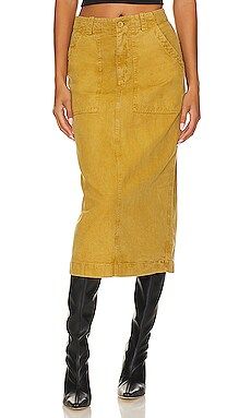 Joie Riya Skirt in Ecru Olive from Revolve.com | Revolve Clothing (Global)