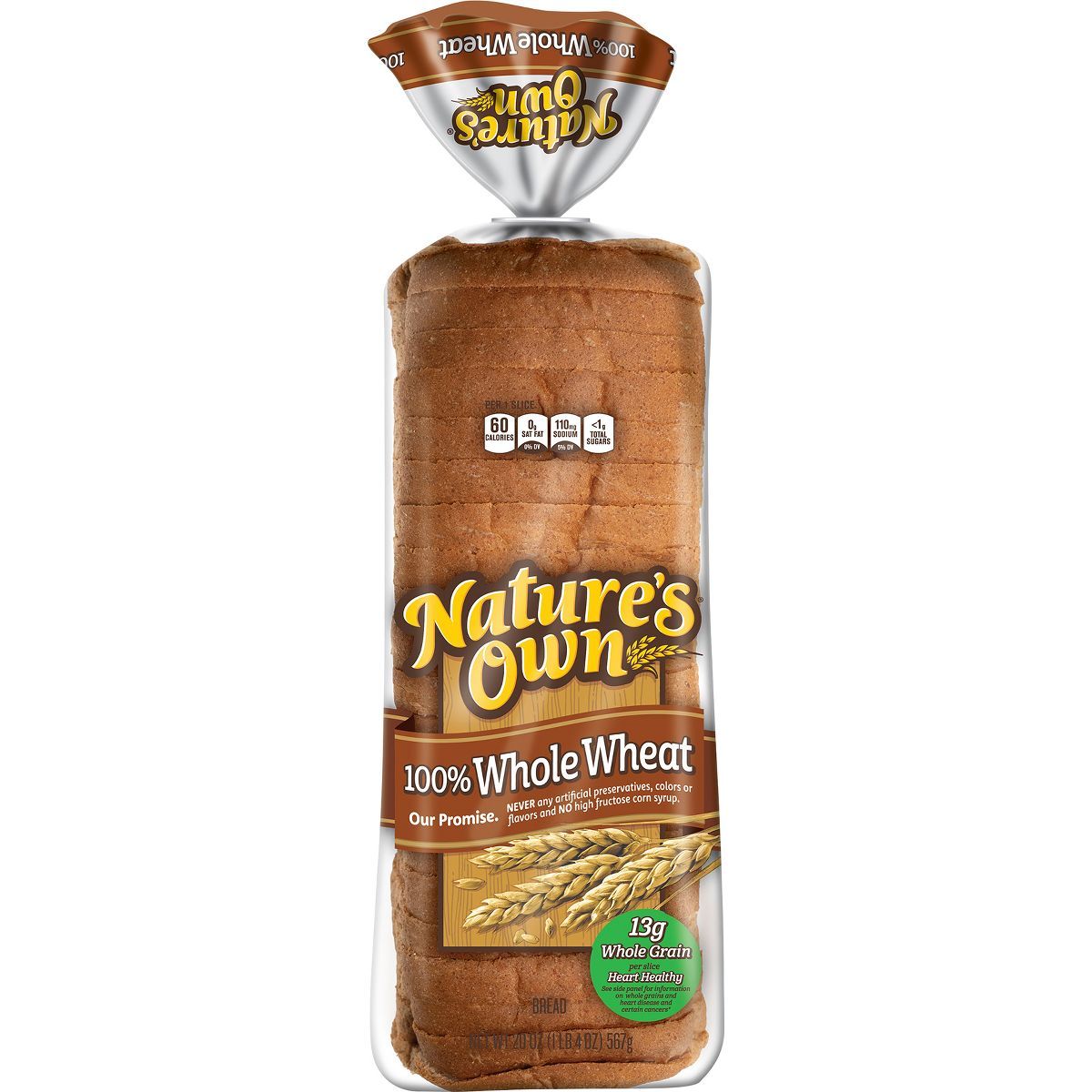 Nature's Own 100% Whole Wheat Bread - 20oz | Target