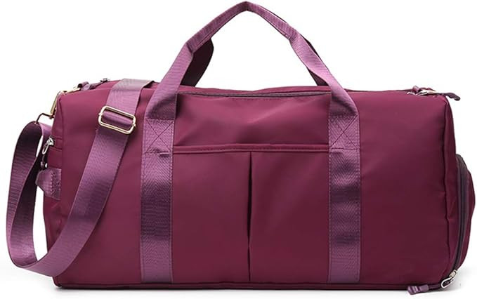 KARRESLY Sports Gym Bag for Women or Men Travel Duffel Bag with Wet Pocket and Shoes Compartment ... | Amazon (US)