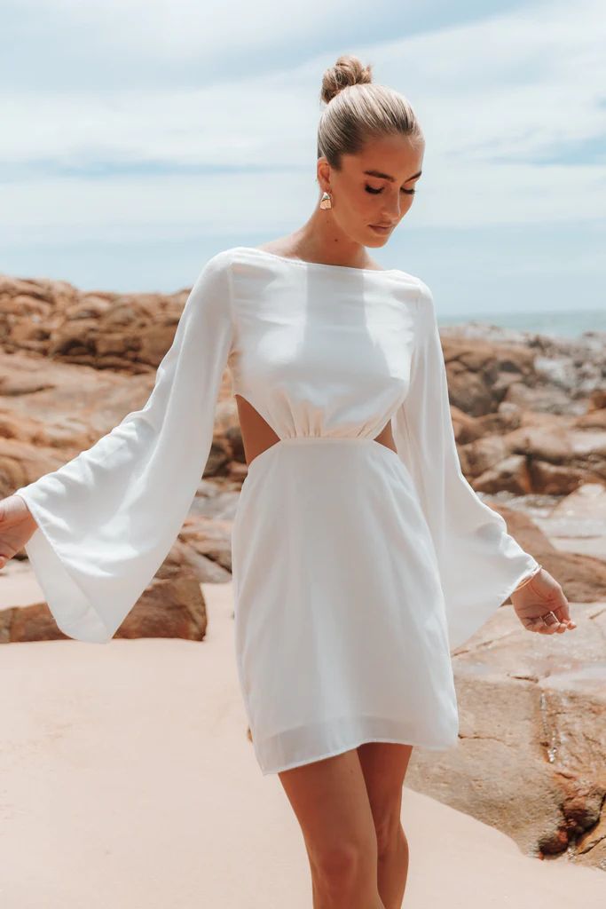 Vera Mini Dress - White | Petal & Pup (AU)