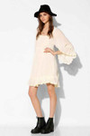 Click for more info about Staring At Stars Crochet-Detail Peasant Dress