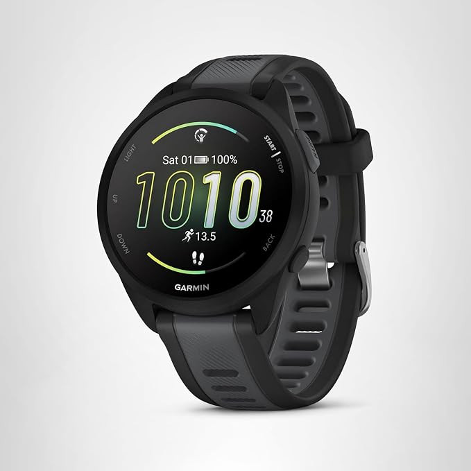 Garmin Forerunner 165, Running Smartwatch, Colorful AMOLED Display, Training Metrics and Recovery... | Amazon (US)