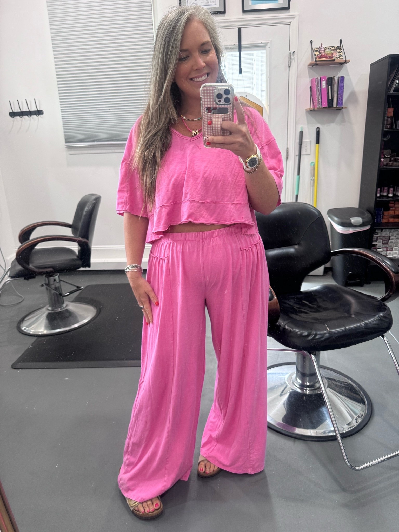 My latest Aerie order 💕

This pink set is currently sold out, but the top, pants, and shorts are still available in several other colors!

☀️ Lightweight, flowy, and perfect for summer
✨ Ordered everything in a size medium

#LTKootd #LTKmomlife #LTKSaleAlert